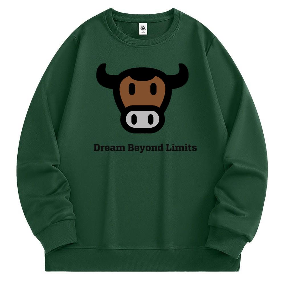 [Personalized] Emoji. Sweatshirt 1/2 DTG print  Unisex 