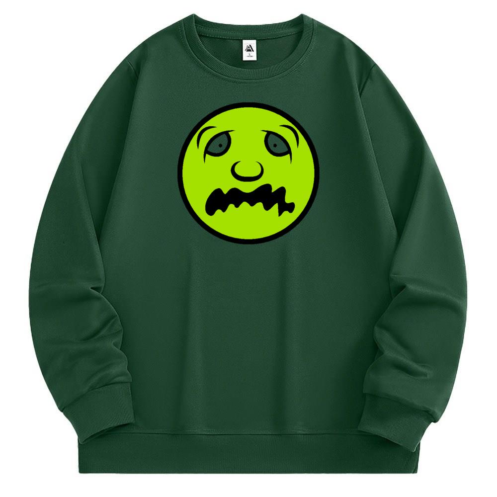 [Personalized] Emoji. Sweatshirt 1/2 DTG print  Unisex 