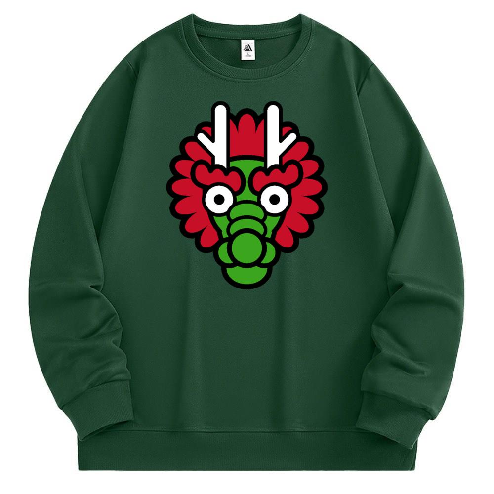 [Personalized] Emoji. Sweatshirt 1/2 DTG print  Unisex 