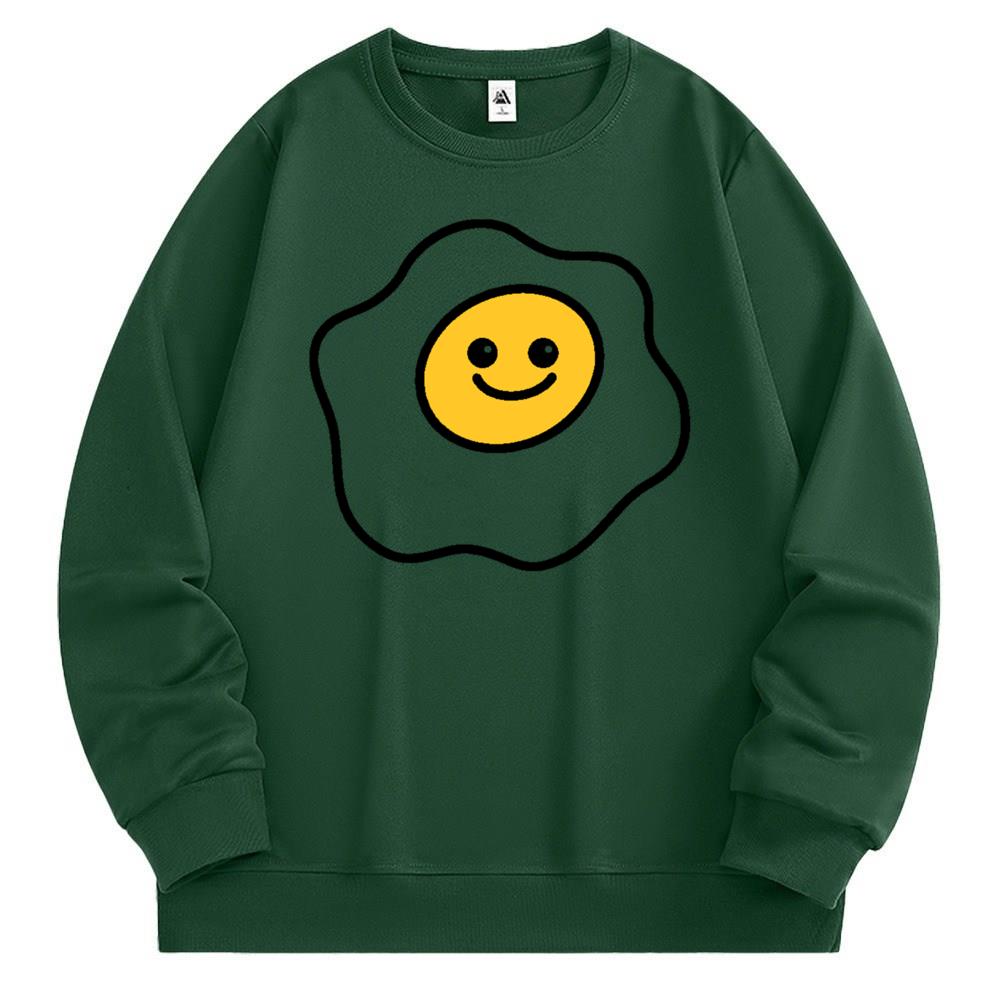 [Personalized] Emoji. Sweatshirt 1/2 DTG print  Unisex 