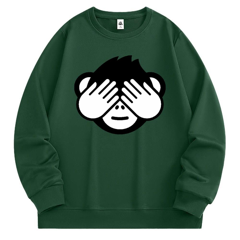 [Personalized] Emoji. Sweatshirt 1/2 DTG print  Unisex 