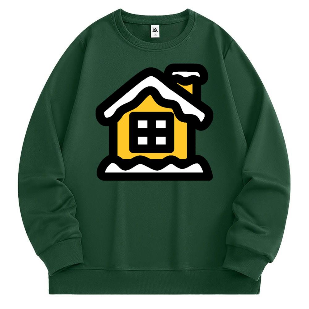 [Personalized] Emoji. Sweatshirt 1/2 DTG print  Unisex 