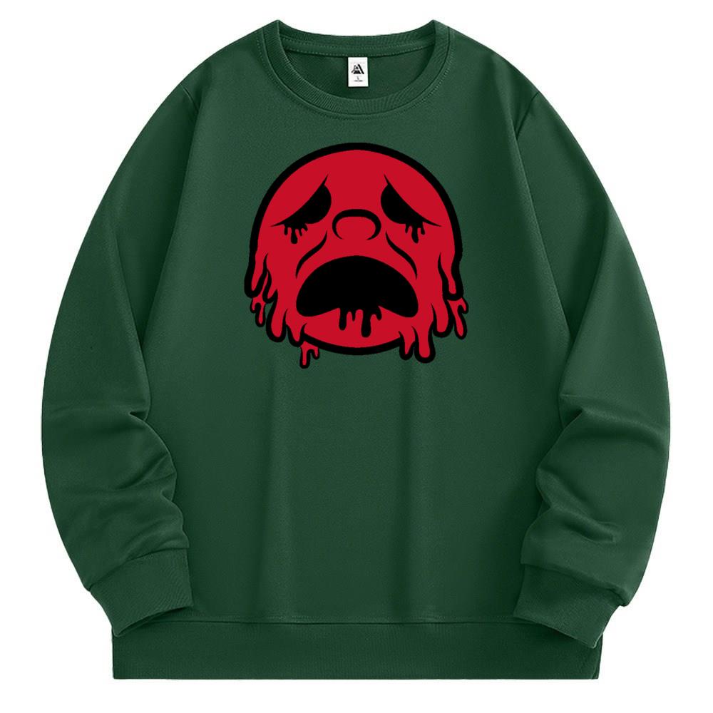 [Personalized] Emoji. Sweatshirt 1/2 DTG print  Unisex 