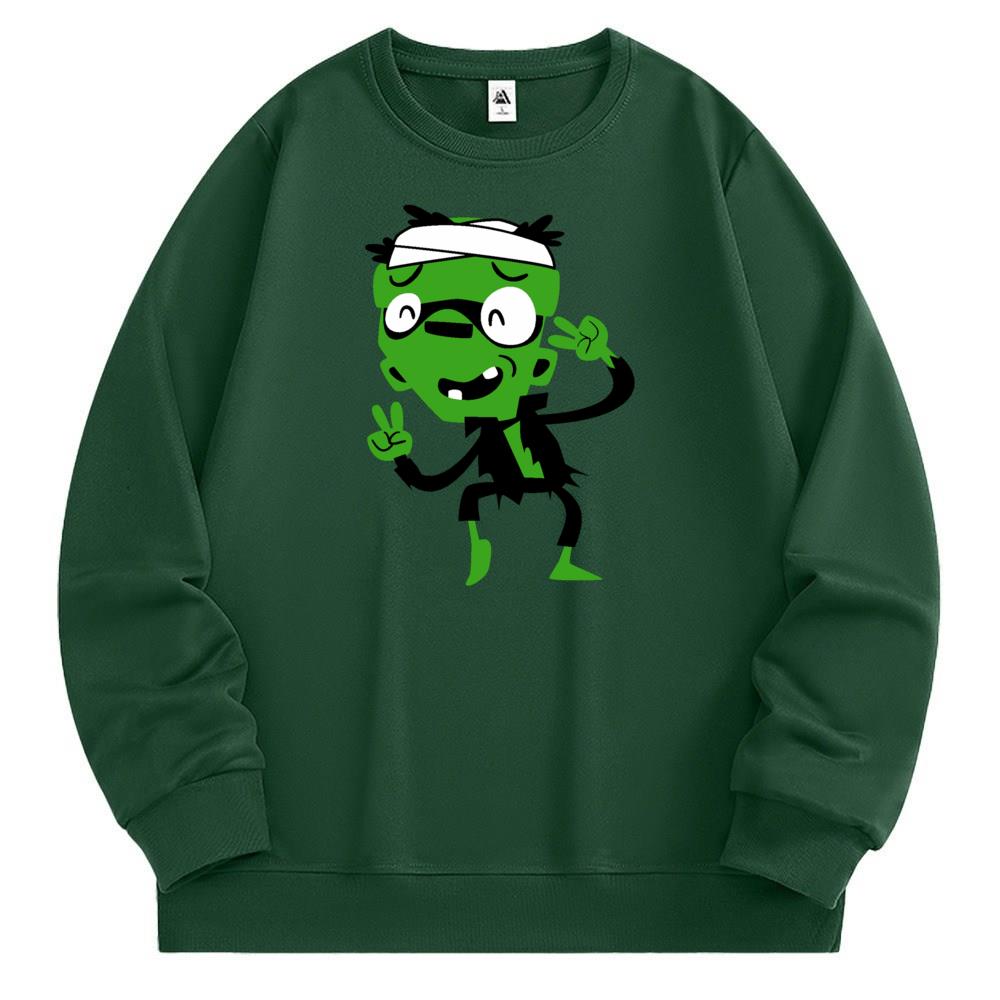 [Personalized] Emoji. Sweatshirt 1/2 DTG print  Unisex 