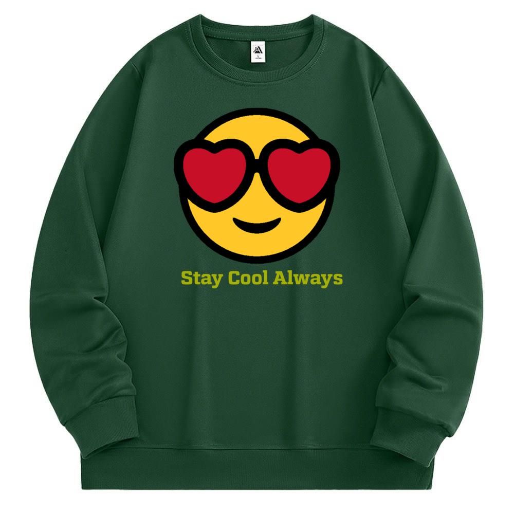 [Personalized] Emoji. Sweatshirt 1/2 DTG print  Unisex 