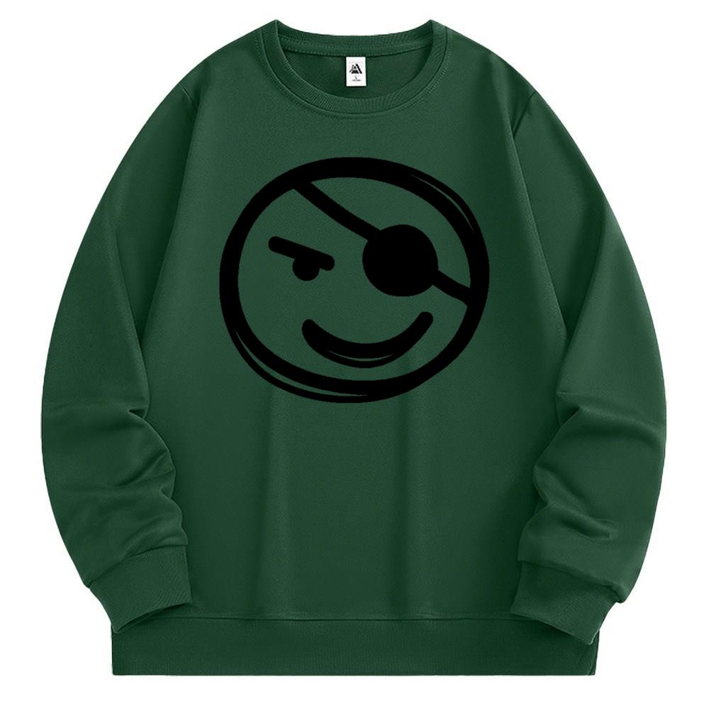 [Personalized] Emoji. Sweatshirt 1/2 DTG print  Unisex 