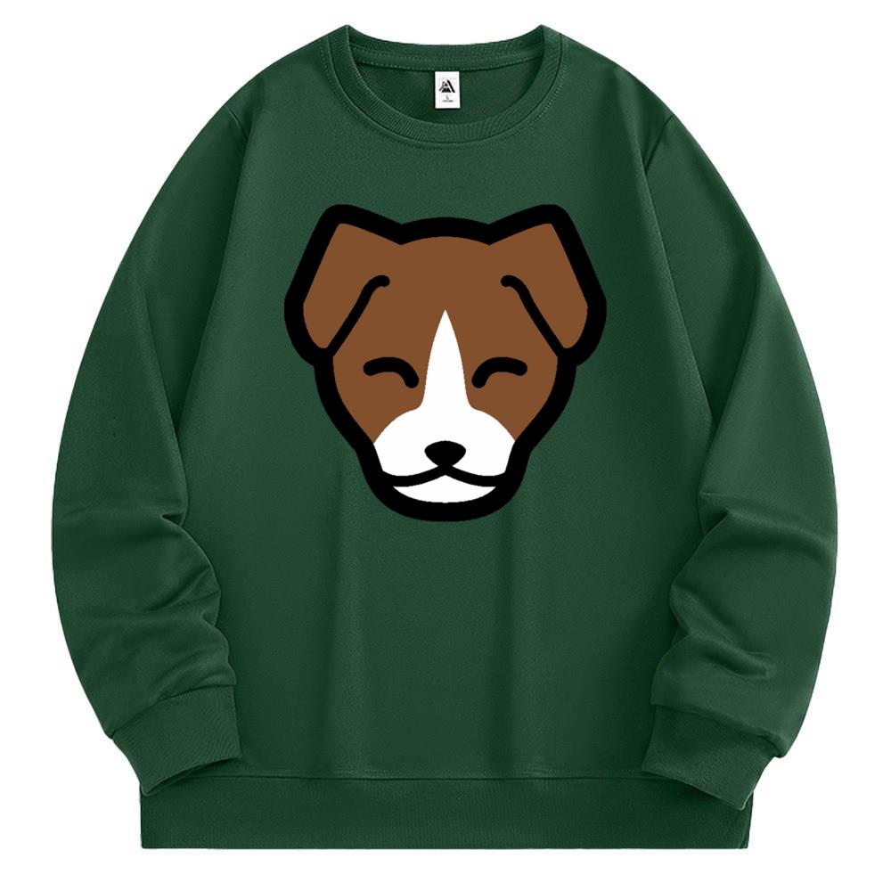 [Personalized] Emoji. Sweatshirt 1/2 DTG print  Unisex 