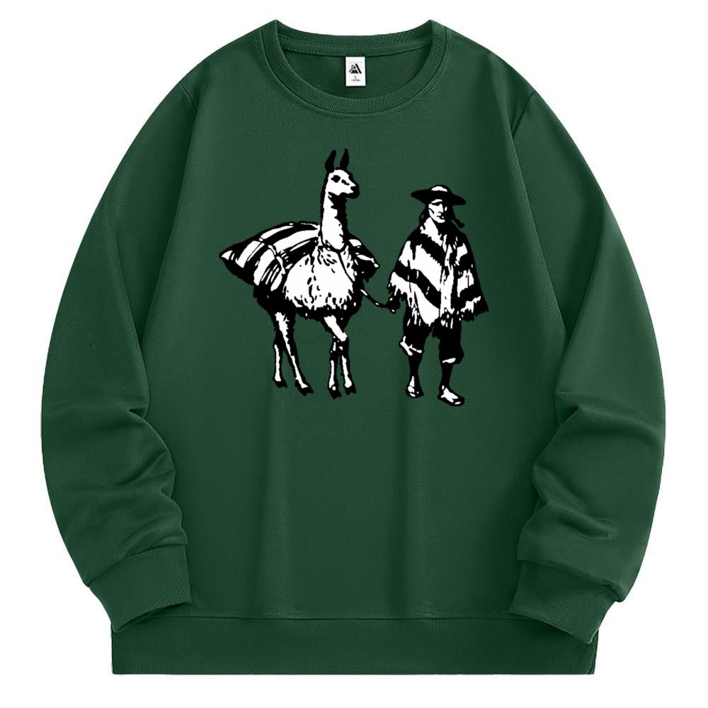 [Personalized] Emoji. Sweatshirt 1/2 DTG print  Unisex 