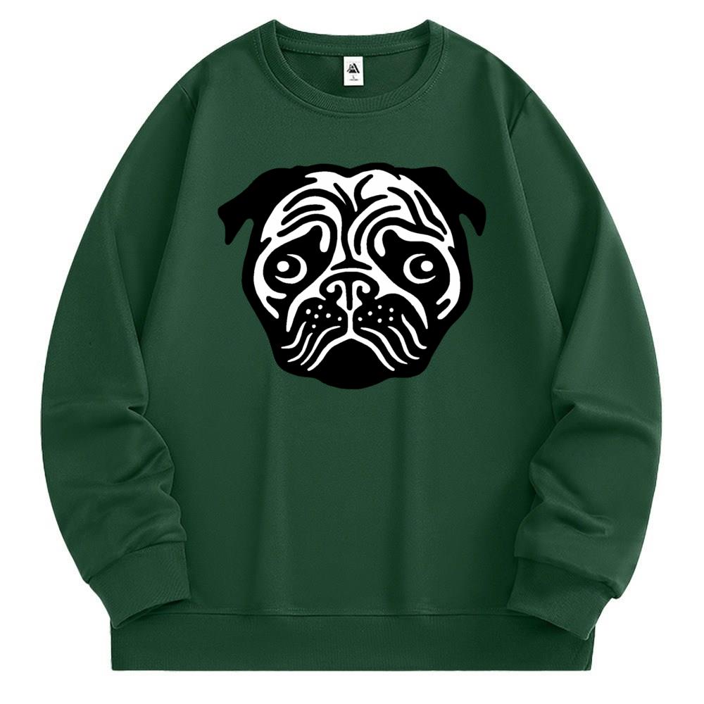 [Personalized] Emoji. Sweatshirt 1/2 DTG print  Unisex 
