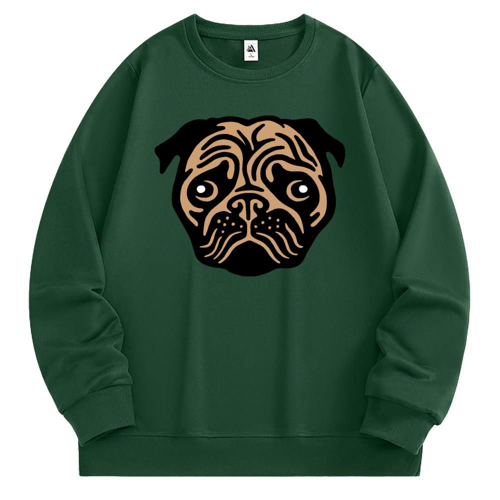 [Personalized] Emoji. Sweatshirt 1/2 DTG print  Unisex 