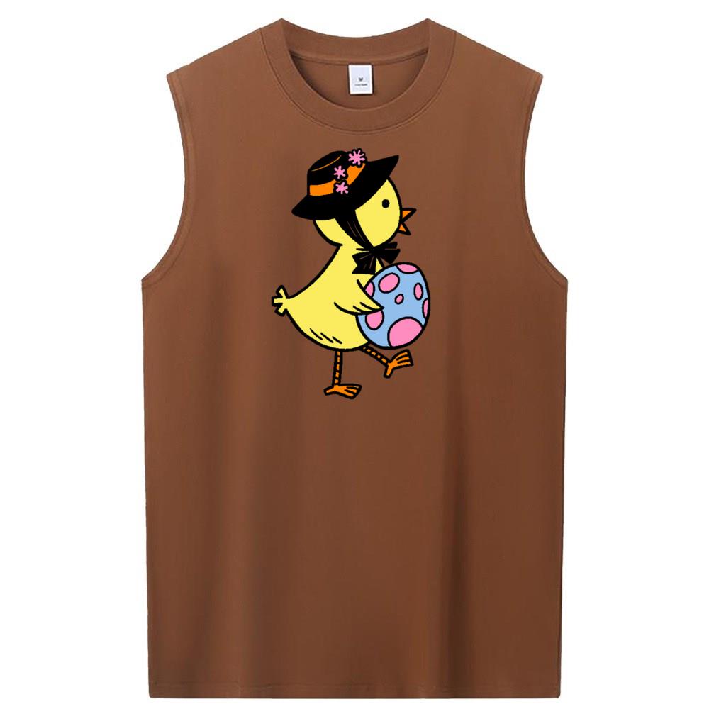 [Personalized] Emoji. cotton Sleeveless t-shirts 1/2 DTG print  Unisex