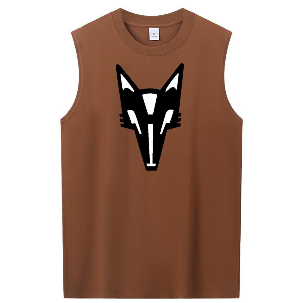 [Personalized] Emoji. cotton Sleeveless t-shirts 1/2 DTG print  Unisex