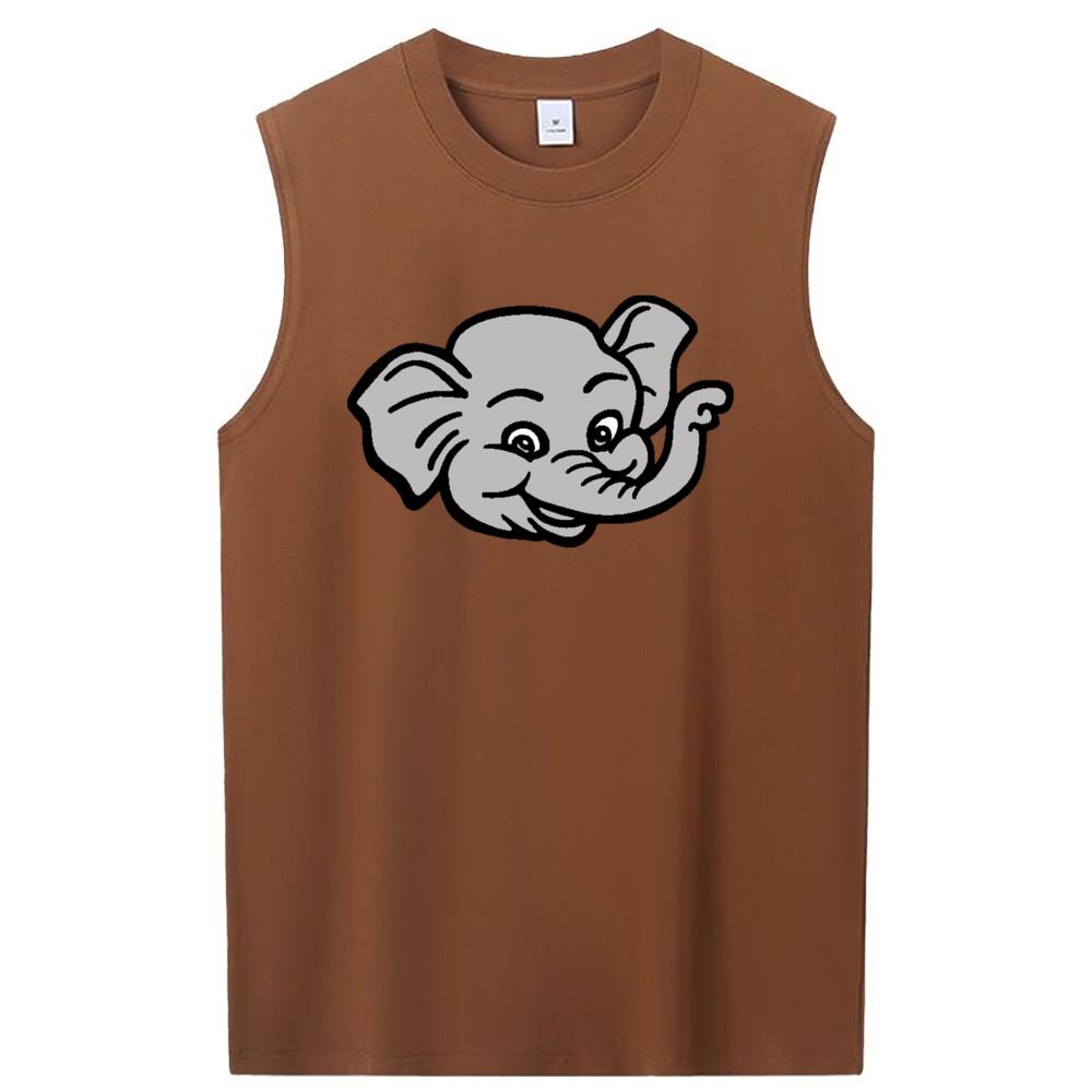[Personalized] Emoji. cotton Sleeveless t-shirts 1/2 DTG print  Unisex