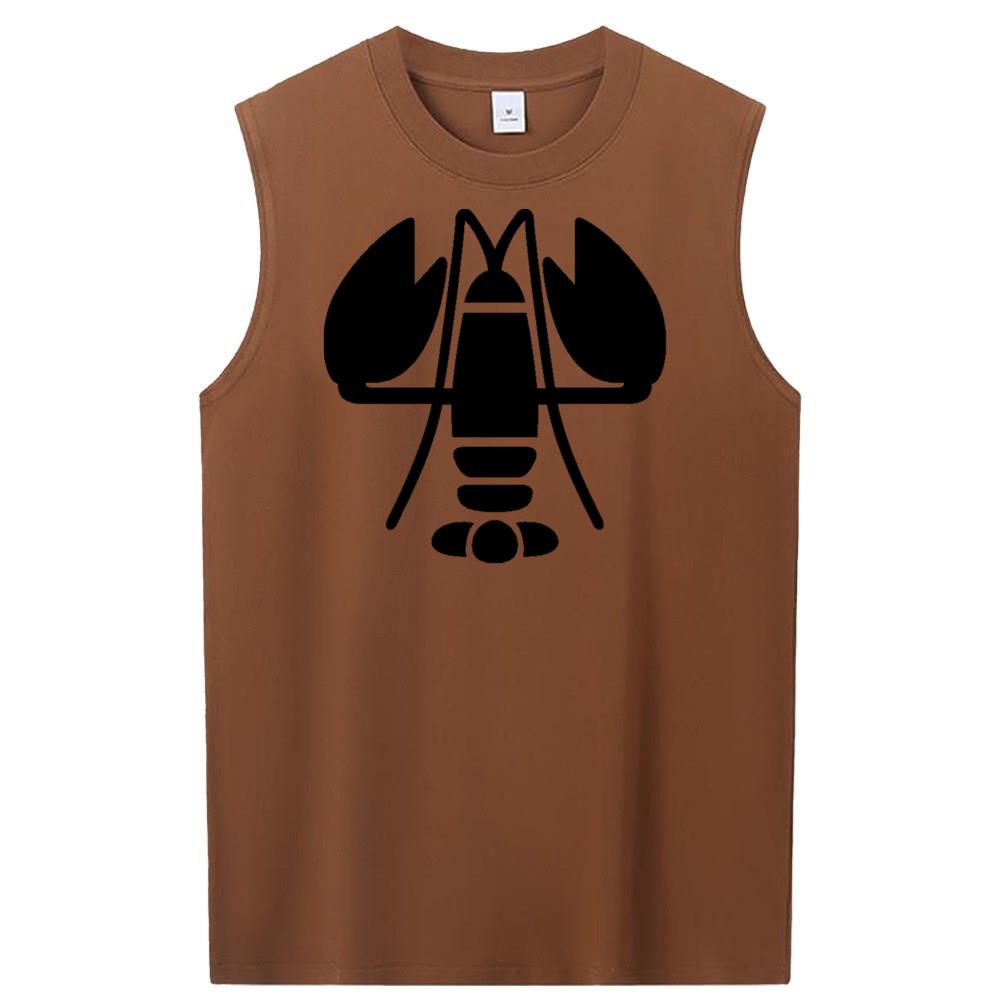 [Personalized] Emoji. cotton Sleeveless t-shirts 1/2 DTG print  Unisex