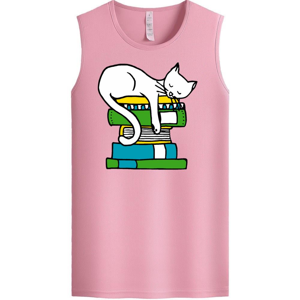 [Personalized] Emoji. quick-dry Sleeveless  1/2 DTG print   Unisex