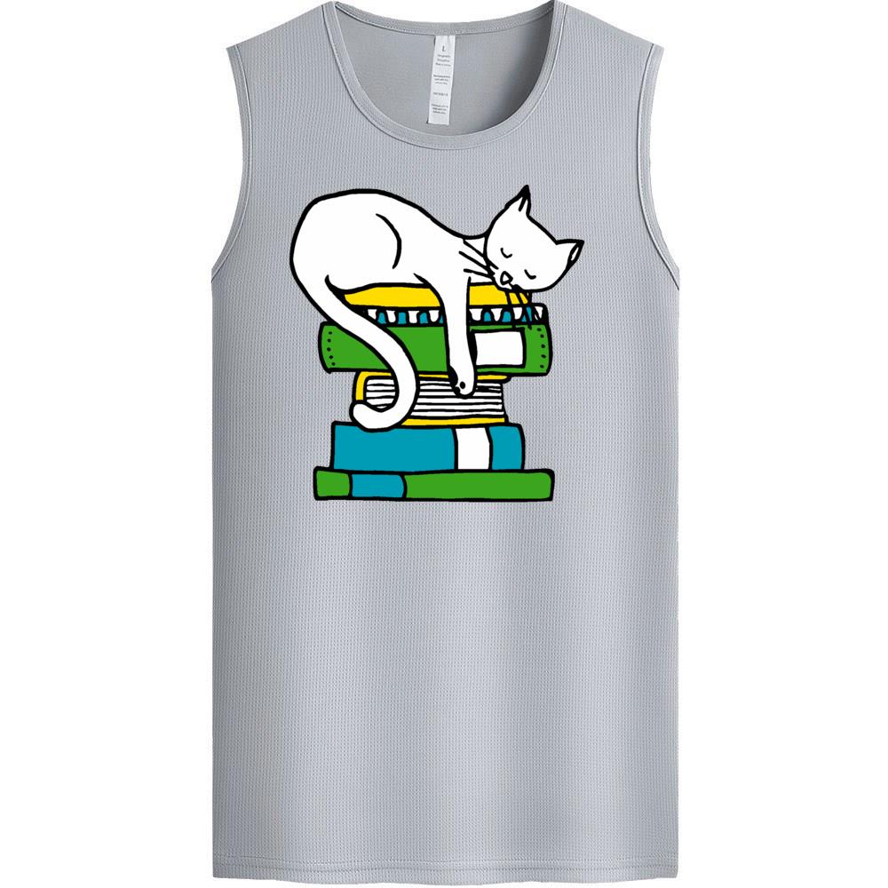 [Personalized] Emoji. quick-dry Sleeveless  1/2 DTG print   Unisex