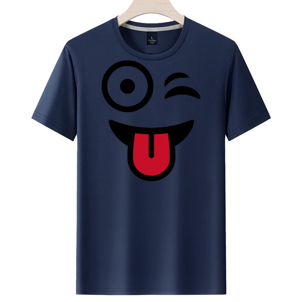 [Personalized] Emoji. quick-dry Unisex shirts   1/2 DTG print   Unisex