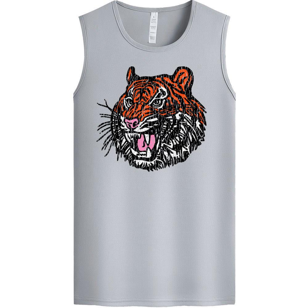 [Personalized] Emoji. quick-dry Sleeveless  1/2 DTG print   Unisex