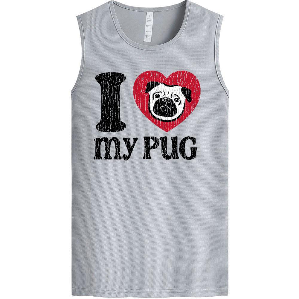 [Personalized] Emoji. quick-dry Sleeveless  1/2 DTG print   Unisex