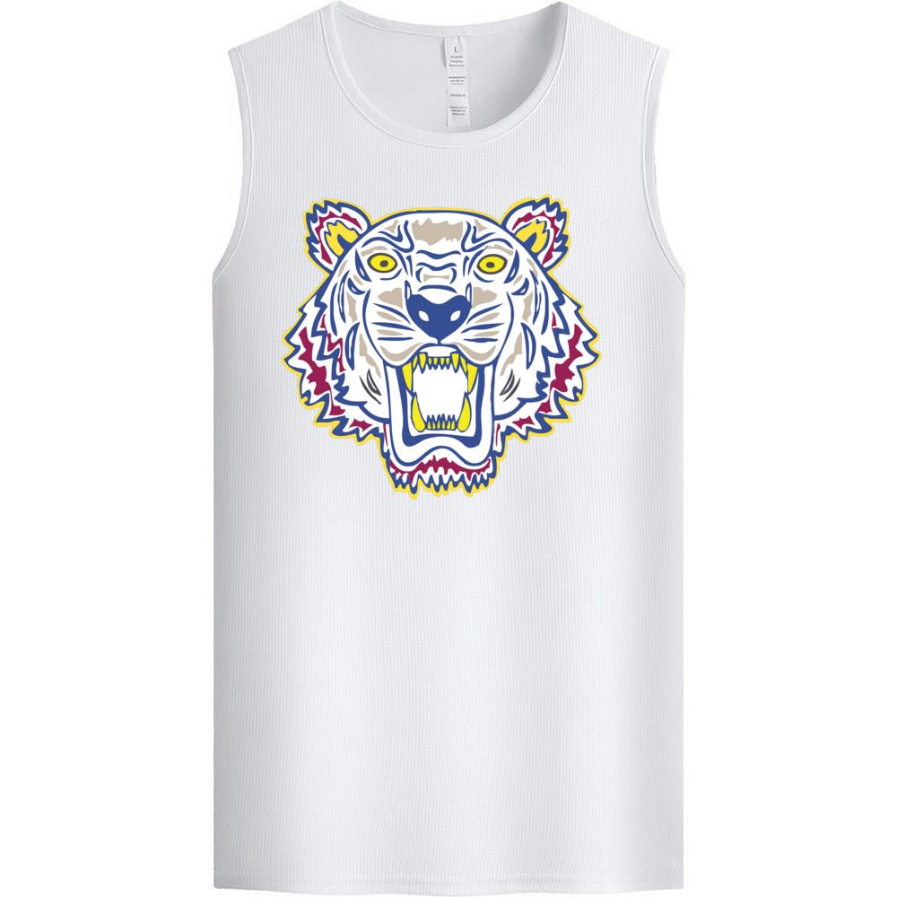 [Personalized] Emoji. quick-dry Sleeveless  1/2 DTG print   Unisex
