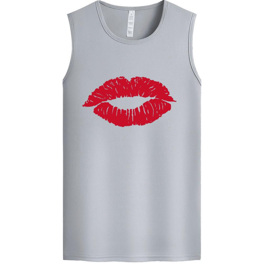 [Personalized] Emoji. quick-dry Sleeveless  1/2 DTG print   Unisex
