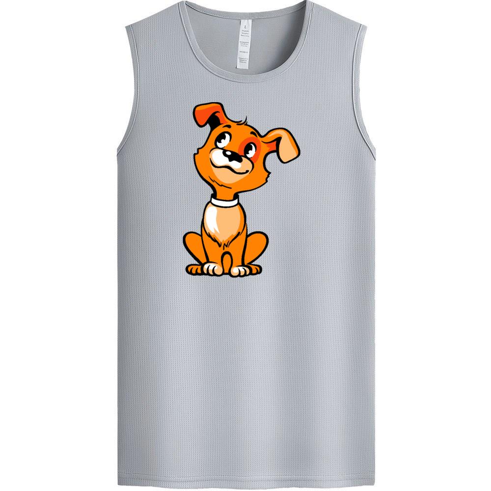 [Personalized] Emoji. quick-dry Sleeveless  1/2 DTG print   Unisex