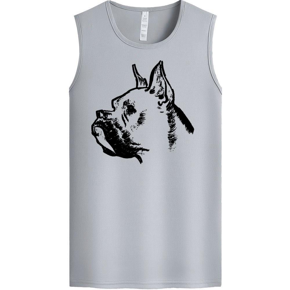 [Personalized] Emoji. quick-dry Sleeveless  1/2 DTG print   Unisex