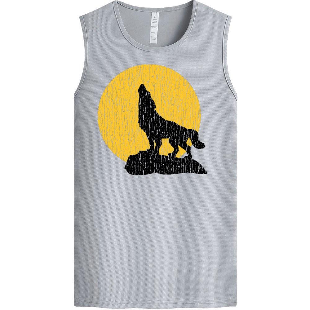 [Personalized] Emoji. quick-dry Sleeveless  1/2 DTG print   Unisex