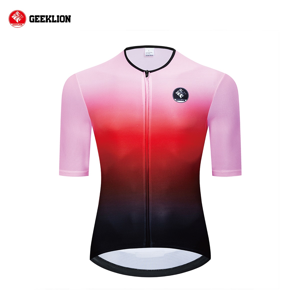 2023 Racing Fit Summer Pink-Red-Black Cycling Jersey Short Sleeves Breathable Aero Maillot Ropa Ciclismo MTB Wear  