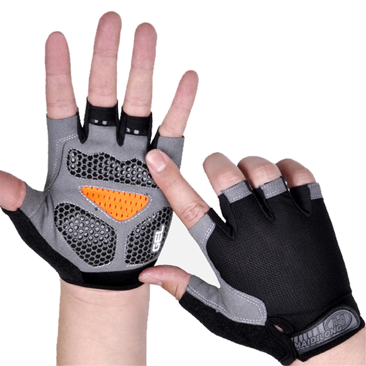 Sports Gloves HOT Cycling Anti-slip Anti-sweat Men Women Half Finger Gloves Bike Bicycle Breathable Accessories