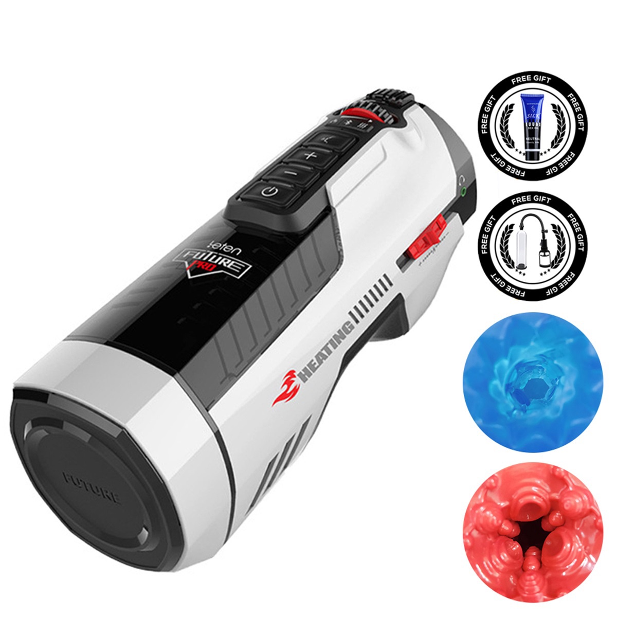 Buy 1 Get 2 Free Gifts! Leten Thunderstorm 708 Ⅱ Future Pro - 708-Ⅱ + Penis Pump + 30 ML Lube