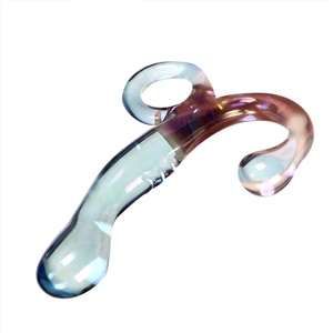 Glass Crystal Prostate Massager G-spot Massage Stick Anal Plug