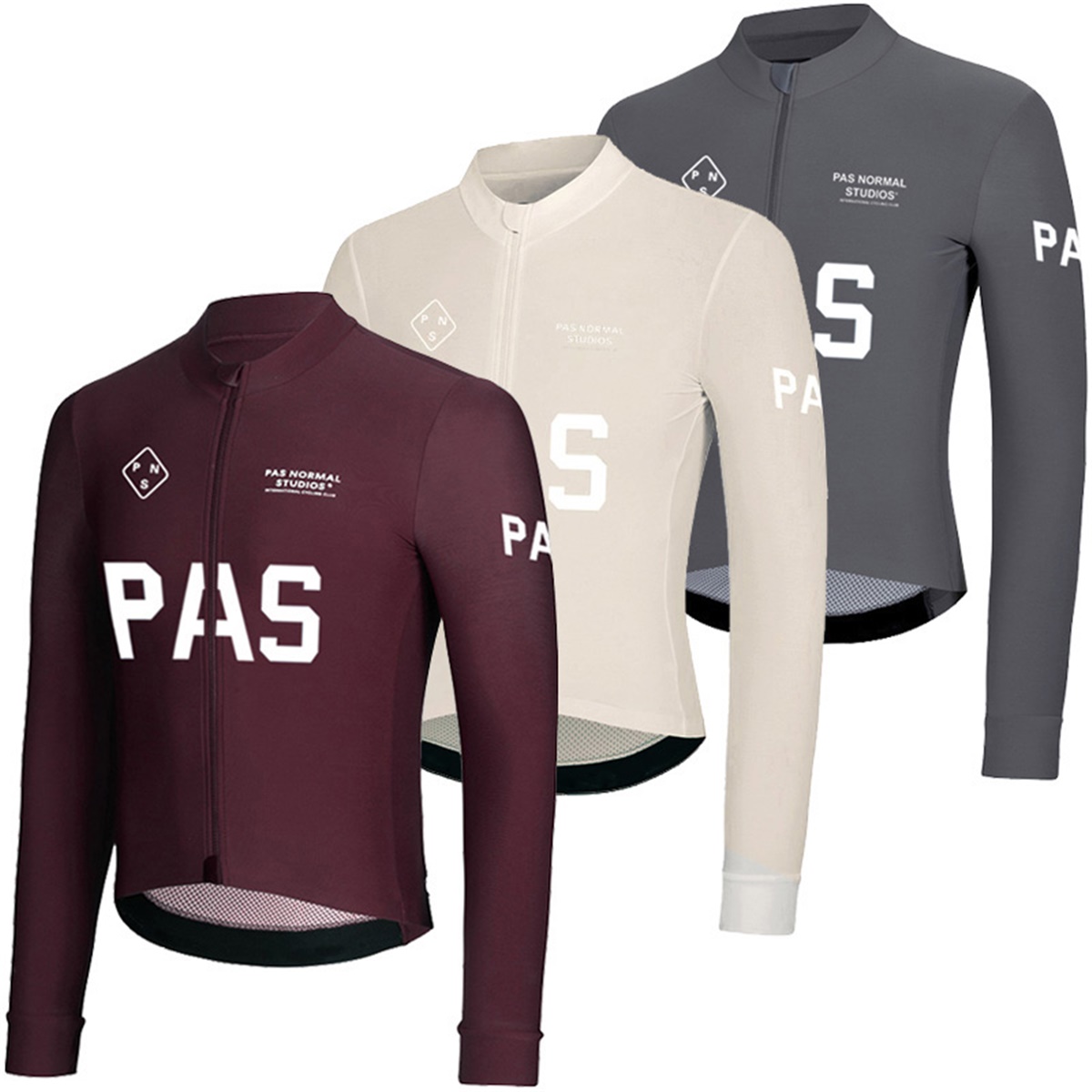 P.A.S high quality 2024 spring and summer thin breathable sun protection bicycle long-sleeved cycling jersey for men with seamless integration technology