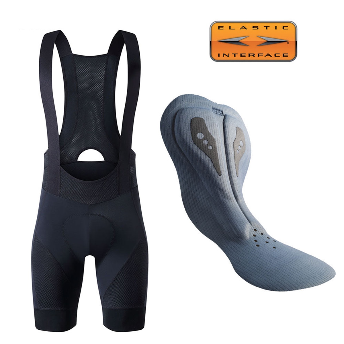 Men's Cycling Bib Shorts Elastic Interface Paris 7H 3D Coolmax Padded