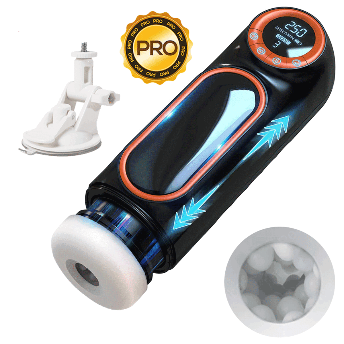  Intruder 1.0 - Fully Automatic Men's Masturbator Inverted Aircraft Cup Adult