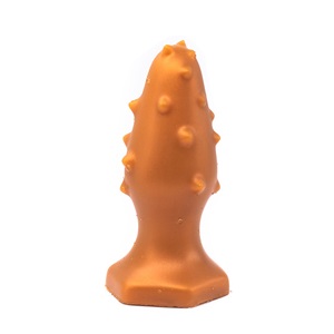 Green Giant Super Soft Large Anal Plug Liquid Silicone Wolf Teeth For Women