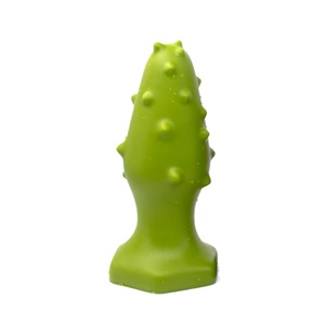 Green Giant Super Soft Large Anal Plug Liquid Silicone Wolf Teeth For Women