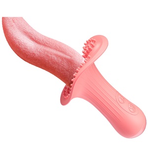 Rose Realistic Tongue Licking Massage Vibrator