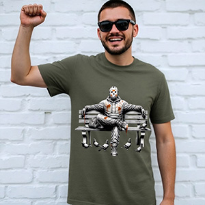 Masked Man  DTG pure cotton t-shirts