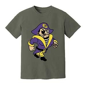 ecu pirates  DTG pure cotton t-shirts