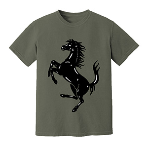 horse  DTG pure cotton t-shirts