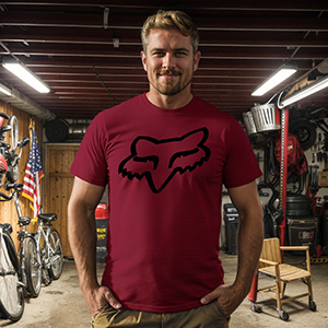 fox  DTG pure cotton t-shirts