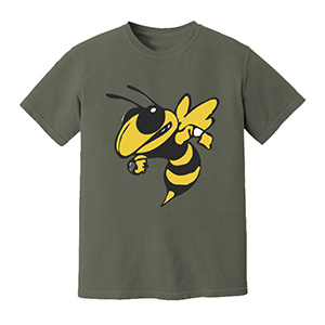 georgia tech ,Anger  Wasp  DTG pure cotton t-shirts