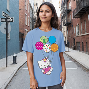 Cat  DTG pure cotton t-shirts