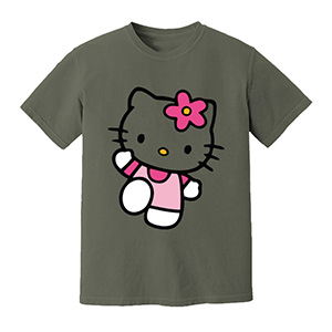 Cat  DTG pure cotton t-shirts