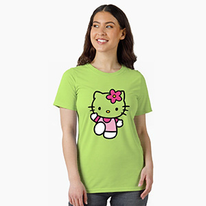 Cat  DTG pure cotton t-shirts