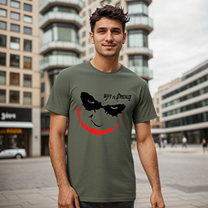 joker Why so serious  DTG pure cotton t-shirts