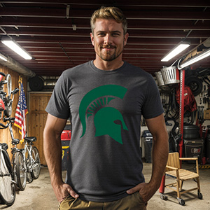 michigan state university   DTG pure cotton t-shirts
