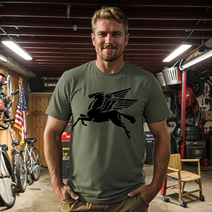 pegasus horse  DTG pure cotton t-shirts
