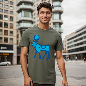 deer  DTG pure cotton t-shirts